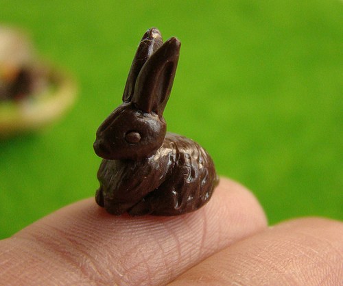 Miniaturowy króliczek wielkanocny