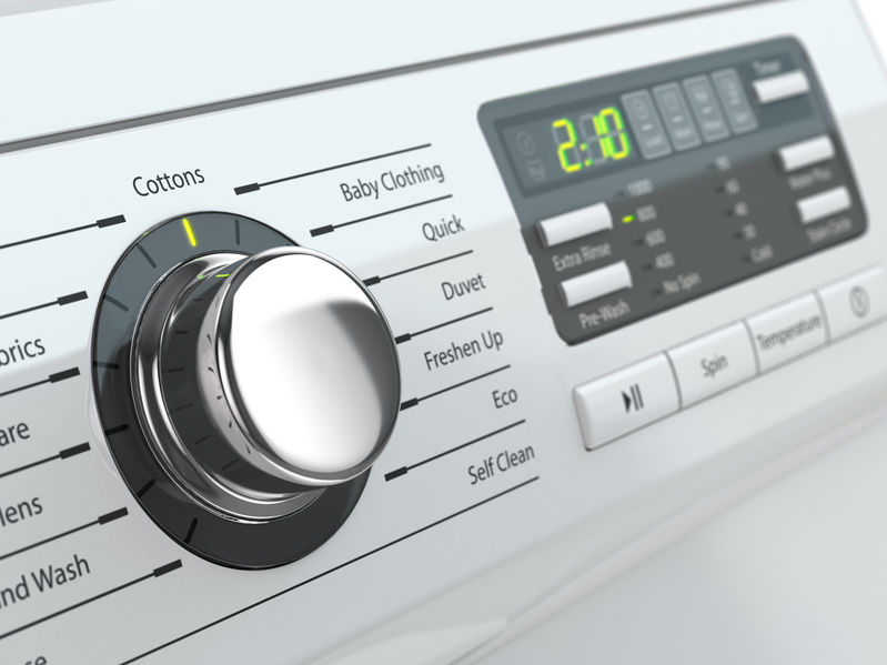 panel przycisków pralki