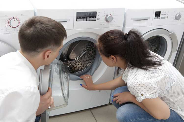 para sprawdzająca czystość pralki