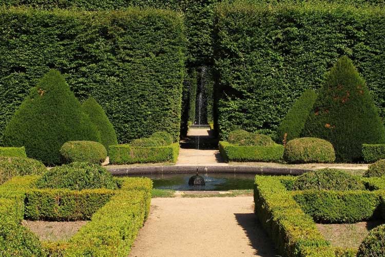 francuski ogród regularny, w stylu barokowym
