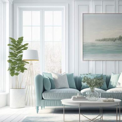 jasne i przytulne wnetrze