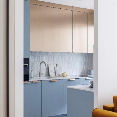 pastelowe mieszkanie