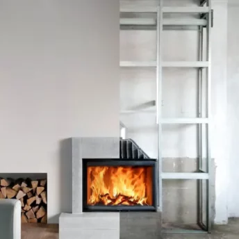 Kominek z płaszczem wodnym