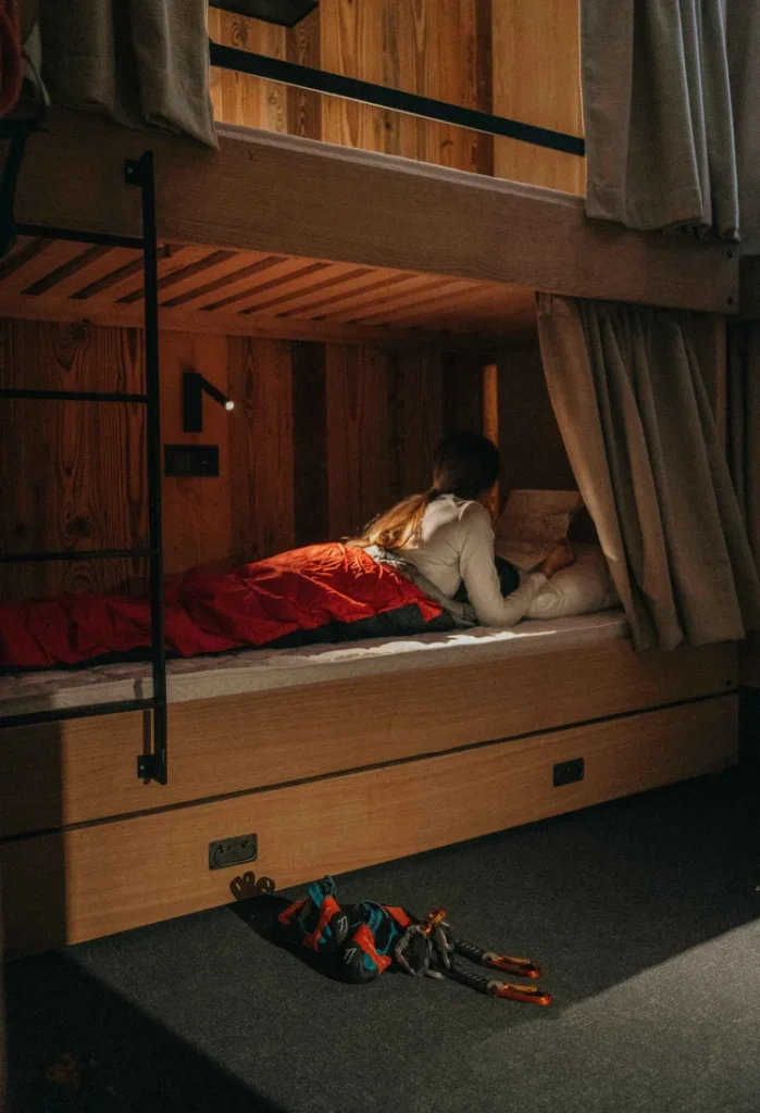Schronisko PTTK Hala Kondratowa. Łóżko piętrowe